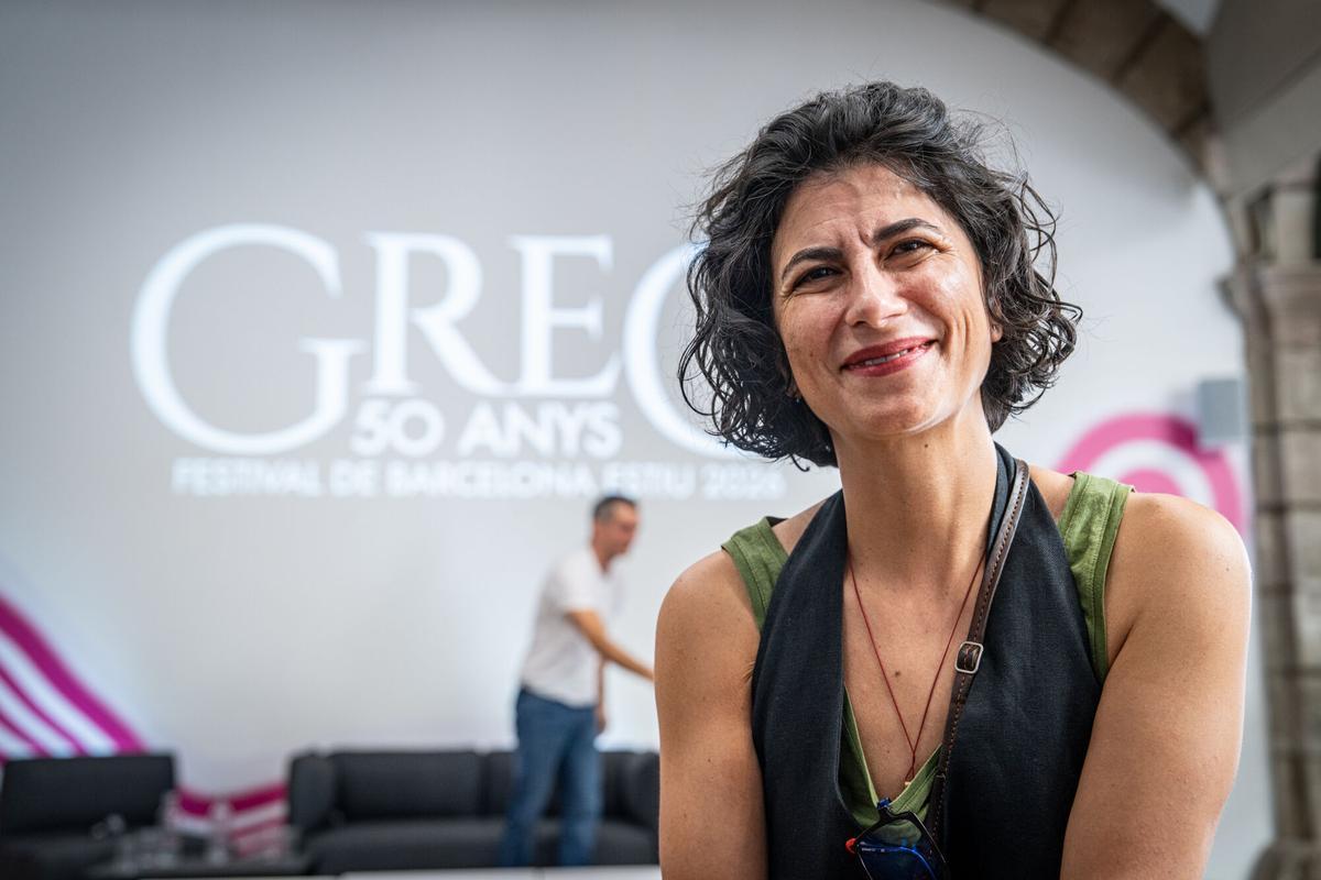 Leticia Martín, directora del Festival Grec, el 30 de julio en Barcelona.