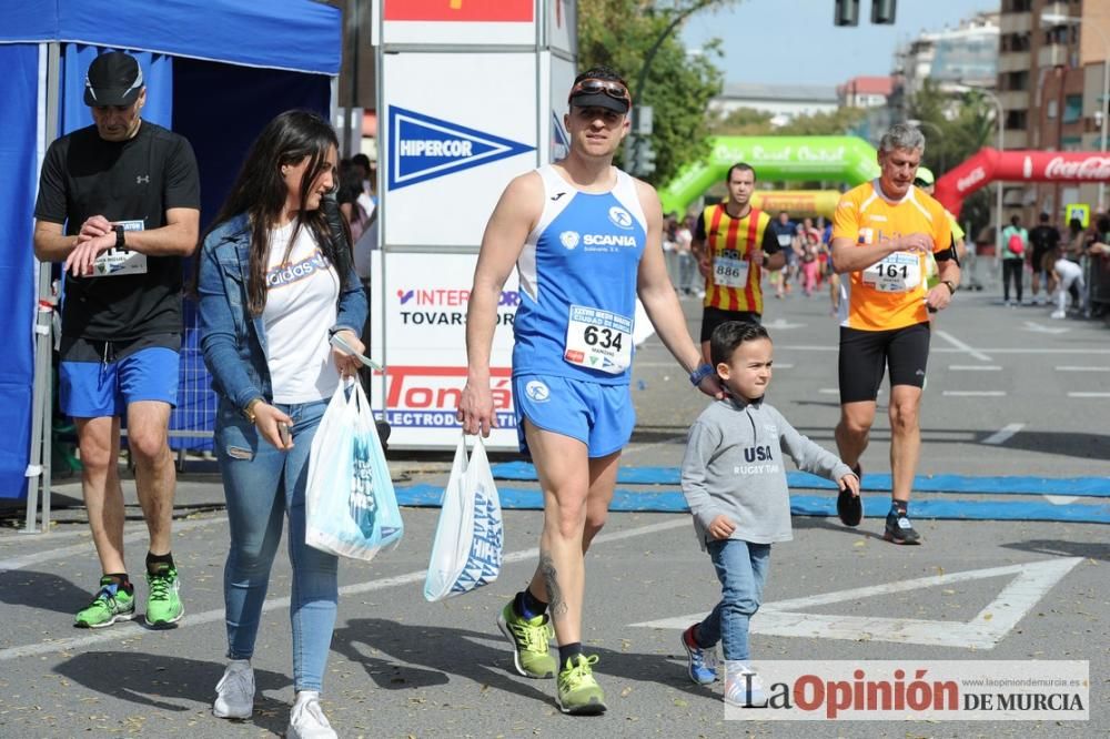 Media Maratón de Murcia: llegada (2ª parte)