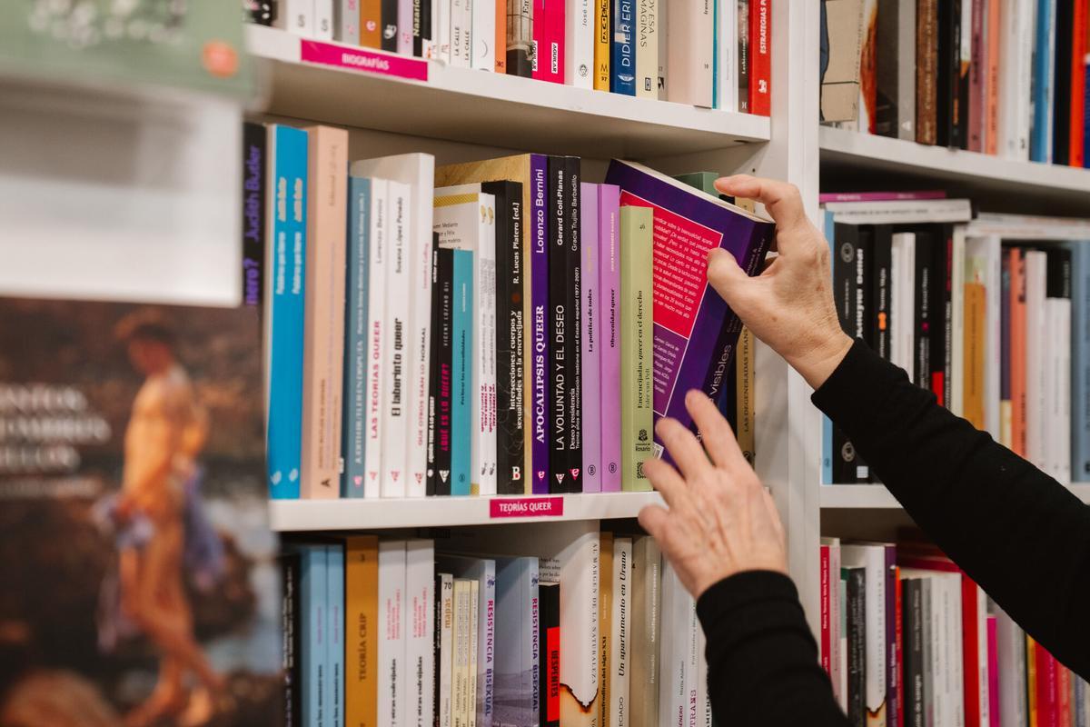 Una librería, en una imagen de archivo