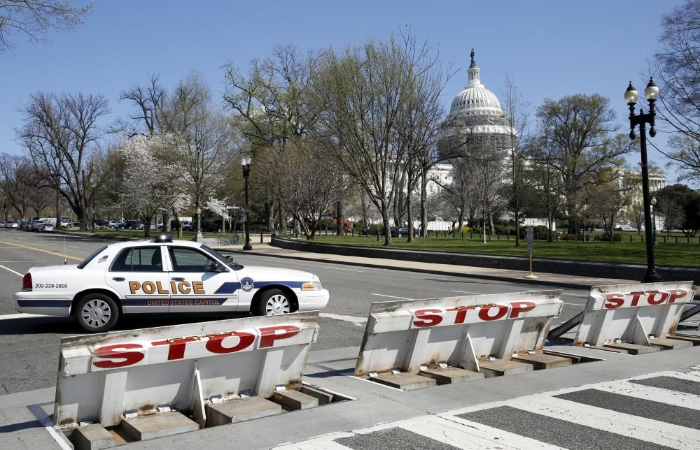 Un detenido por un tiroteo en el Capitolio