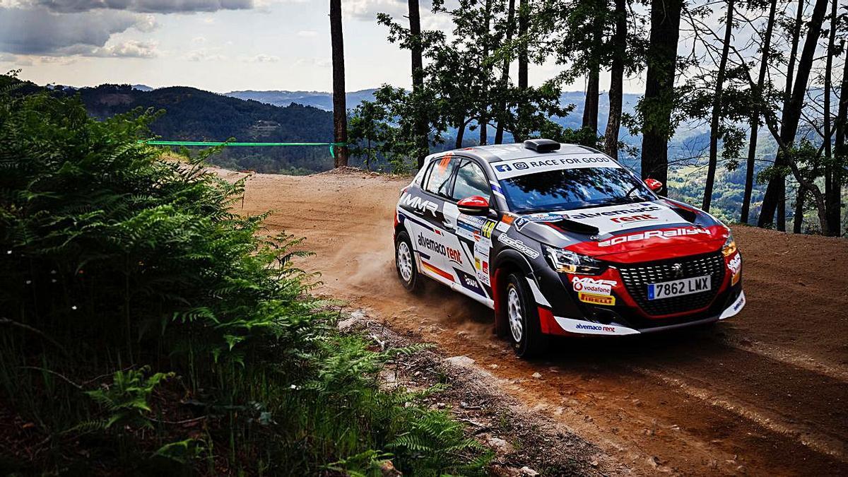 Peugeot 208 Rally4 de Alejandro Cachón. 