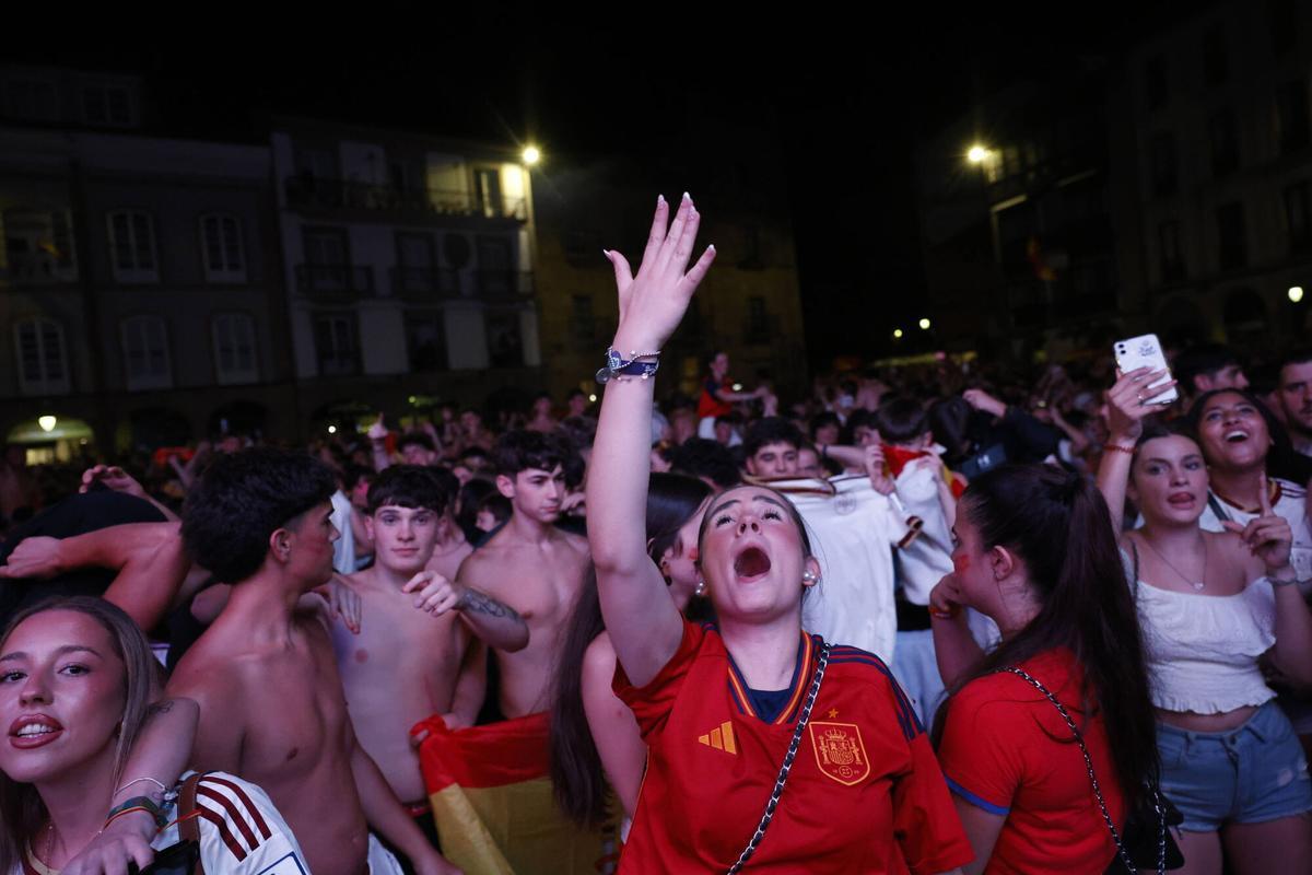 Las celebraciones del Mundial en Avilés, en imágenes