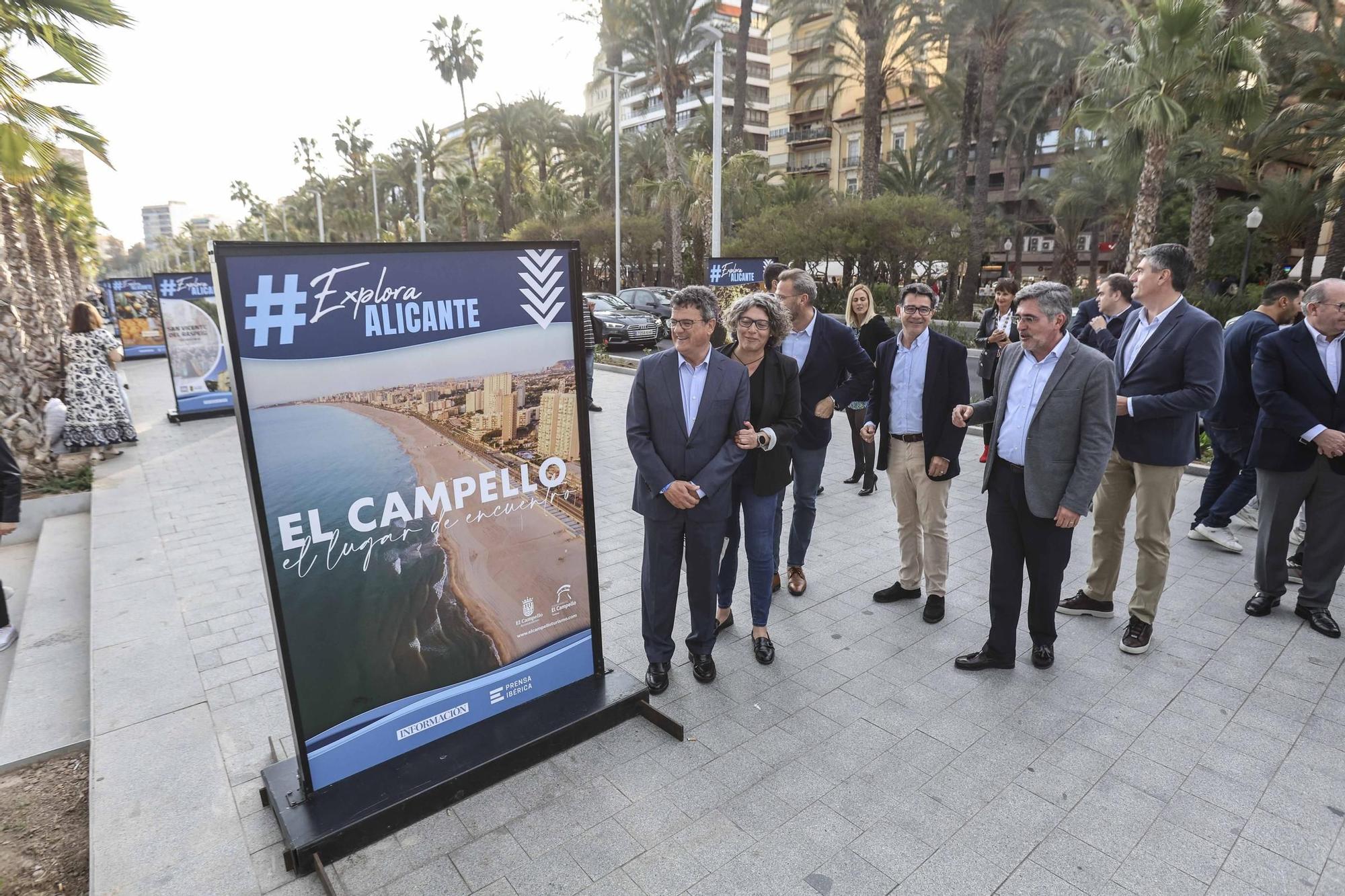 "Alicante explora" se expone en el Paseo de los Mártires de la Libertad
