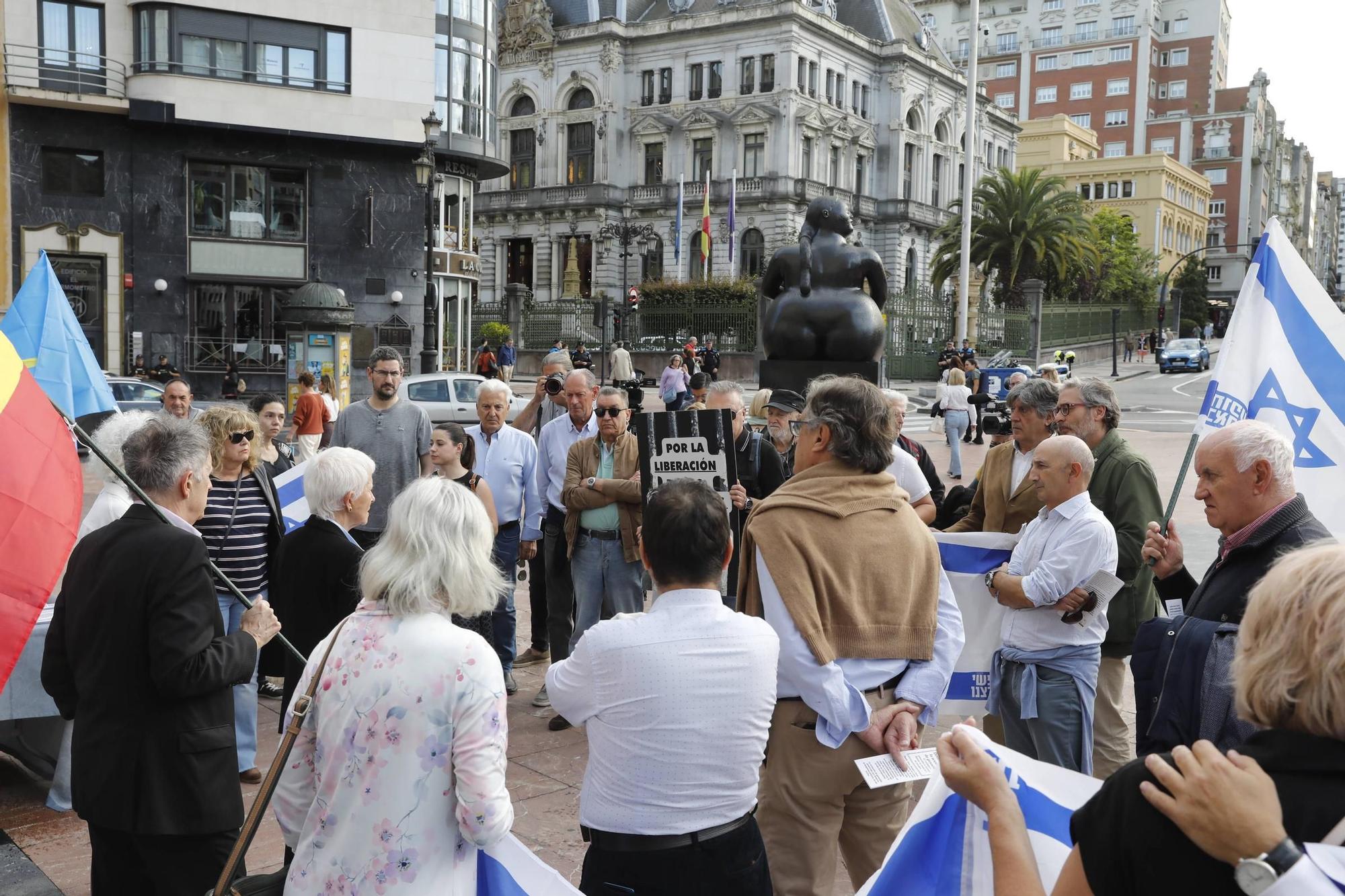 Concentración de la Asociación Judía en Asturias