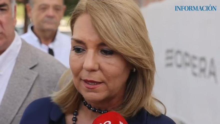 Declaraciones de Susana Camarero, vicepresidenta primera Consell, tras el robo Tesoro de Villena