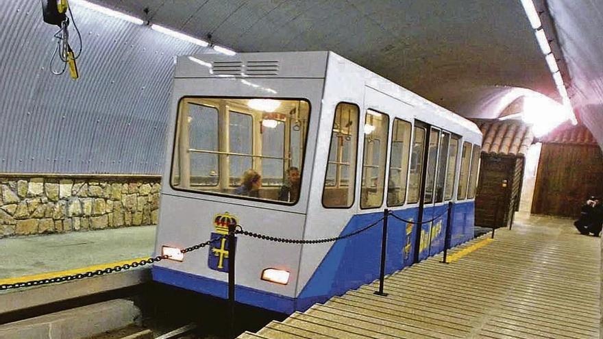 El funicular de Bulnes.