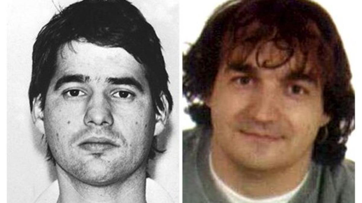 Fotografías de archivo de los dos miembros de ETA, Antonio Troitiño Arranz (i) e Ignacio Lerín Sánchez (d), que han sido detenidos en Londres.