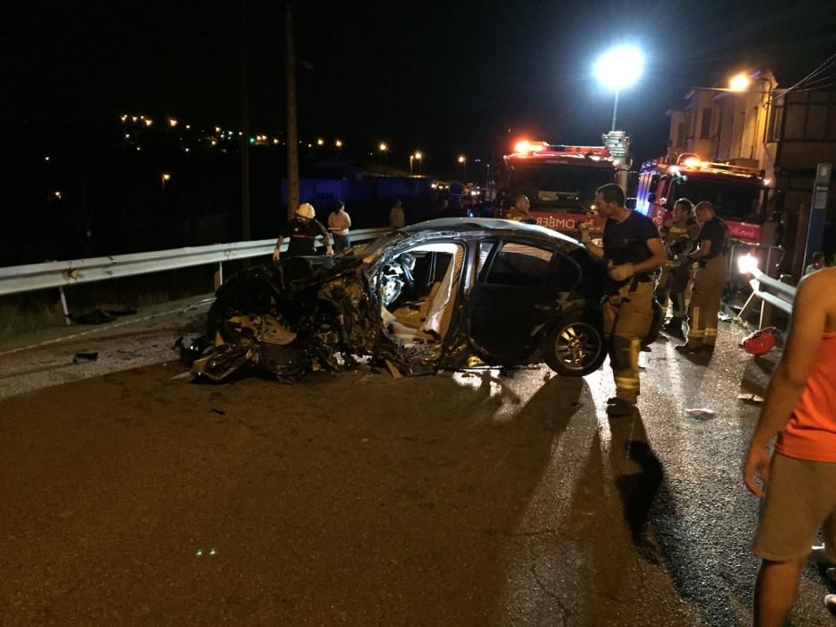 Accidente de tráfico en San Esteban de las Cruces