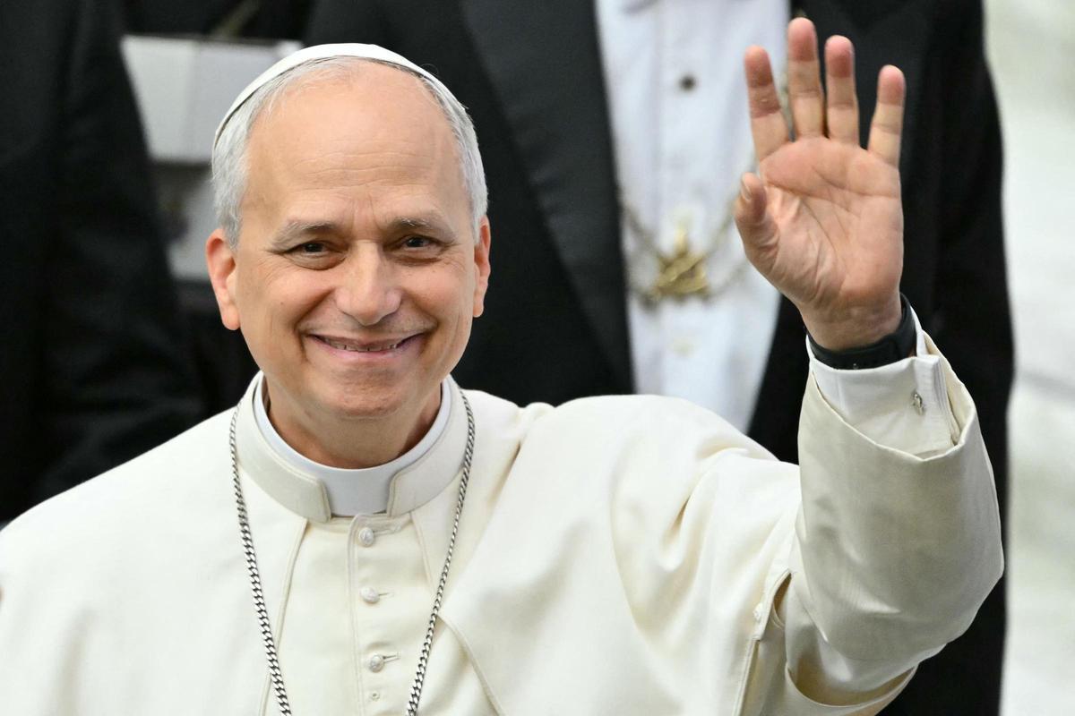 El papa León XIV se reúne con los periodistas en El Vaticano