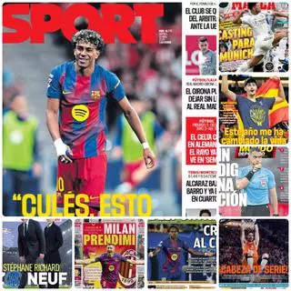 Lewandowski, protagonista en la prensa italiana