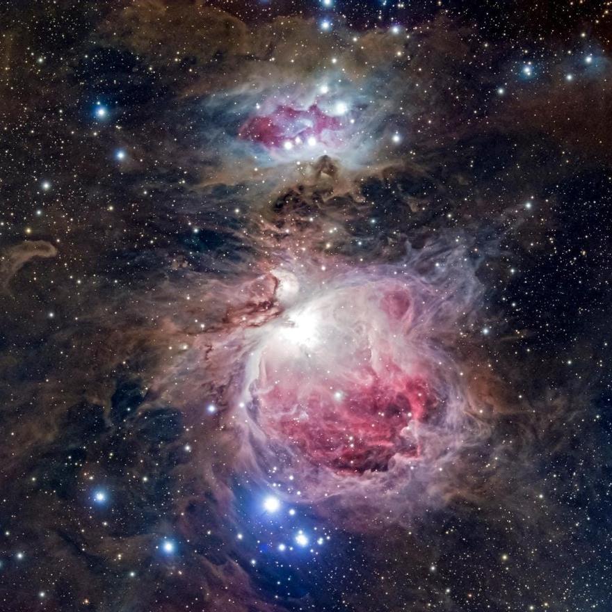 Fotografía realizada con uno de los telescopios de la nebulosa de Orión. // CENTRO ASTRONÓMICO DE TREVINCA