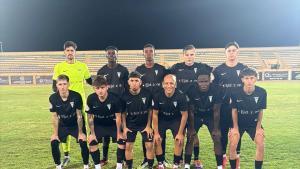 El once del Poli Ejido ante el CD Granada United