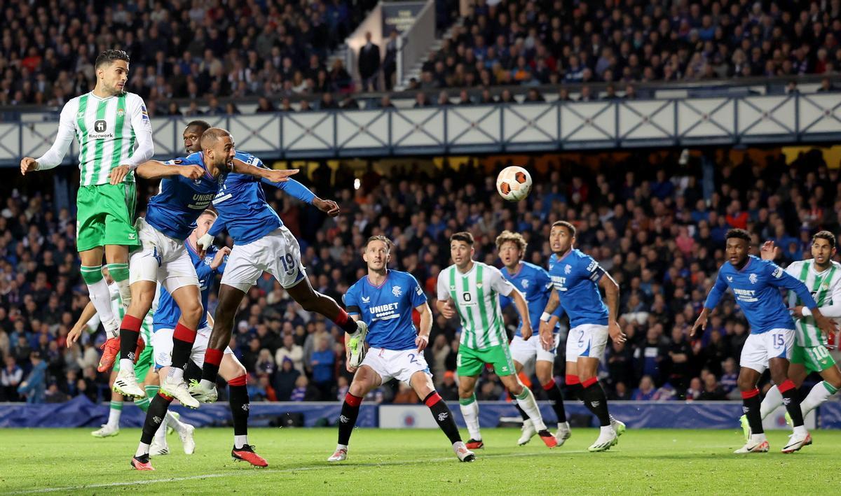 Resumen, goles y highlights del Rangers 1 - 0 Betis de la jornada 1 de la fase de grupos de la Europa League