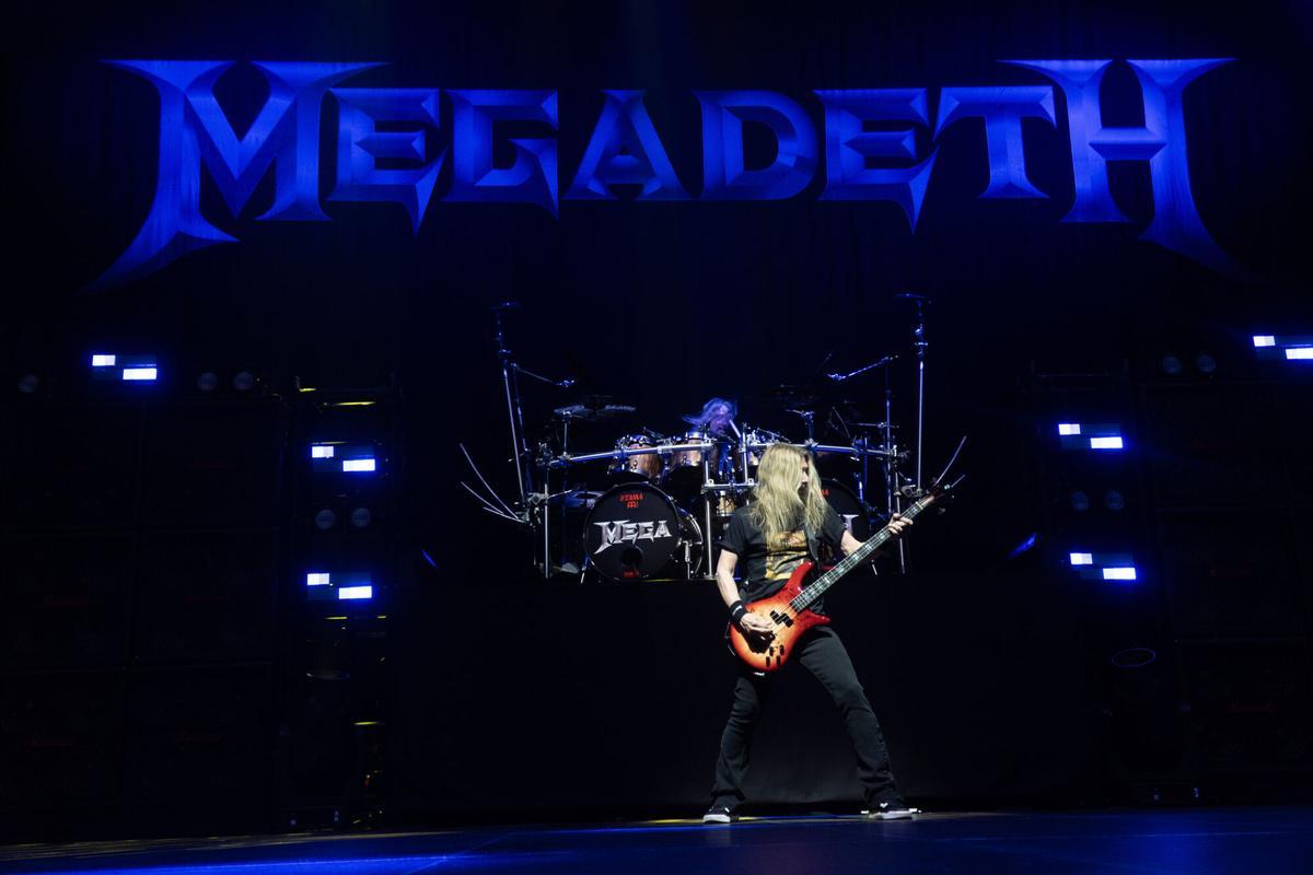 La banda de Dave Mustaine dice adiós tras 43 años sobre los escenarios. A Coruña es una de las pocas paradas seleccionadas de su gira. La banda de Dave Mustaine dice adiós tras 43 años sobre los escenarios. A Coruña es una de las pocas paradas seleccionadas de su gira.