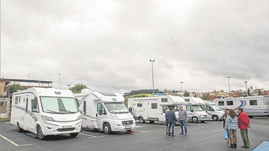 Cerrado el párking para autocaravanas por obras