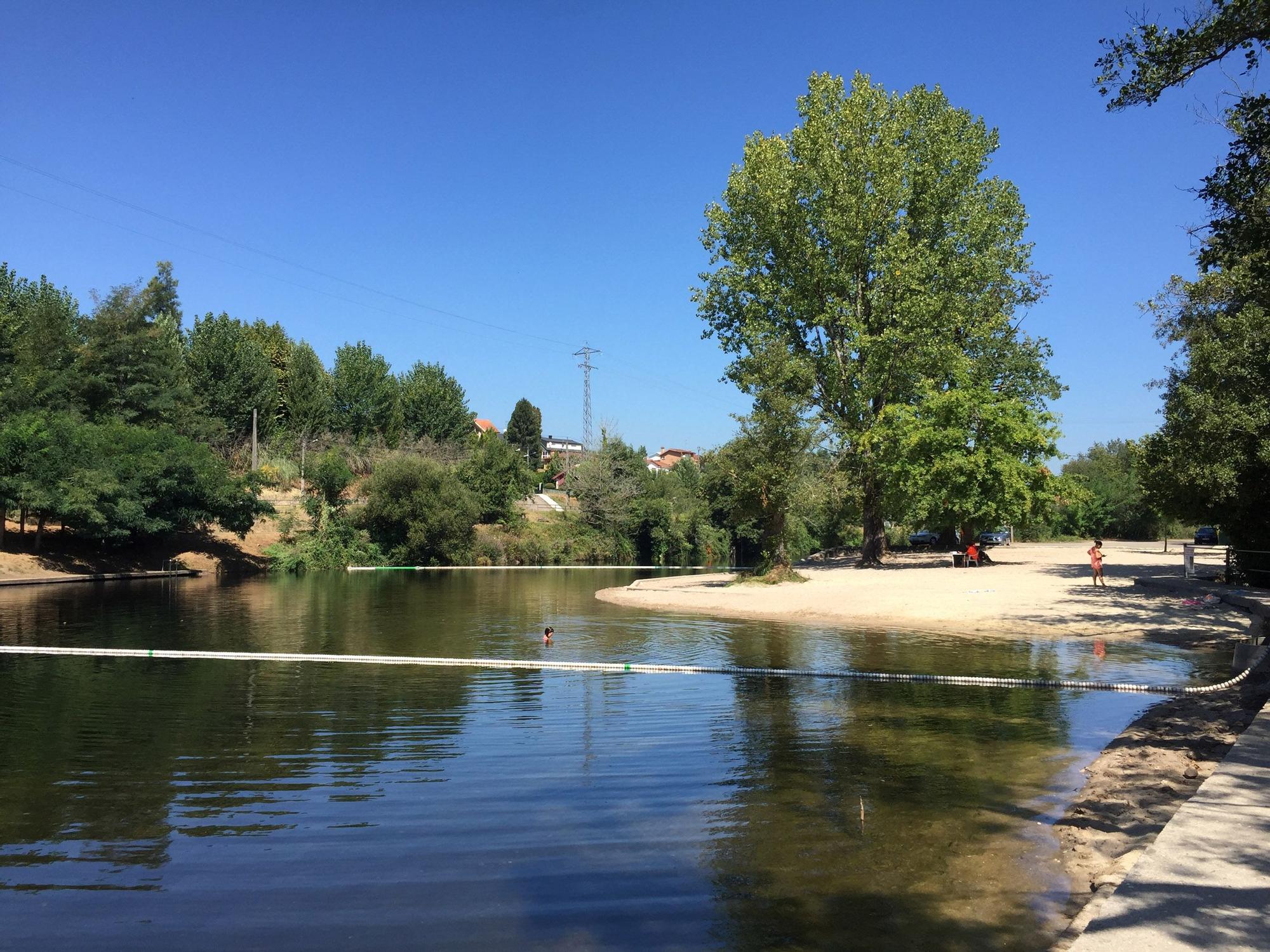 Playa de A Freixa en Ponteareas.