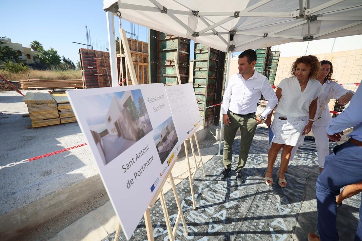 Galería: visita a las obras de la nueva escoleta de Sant Rafel