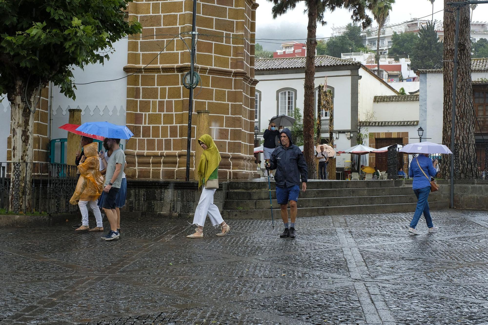 Un chubasco de manzanas