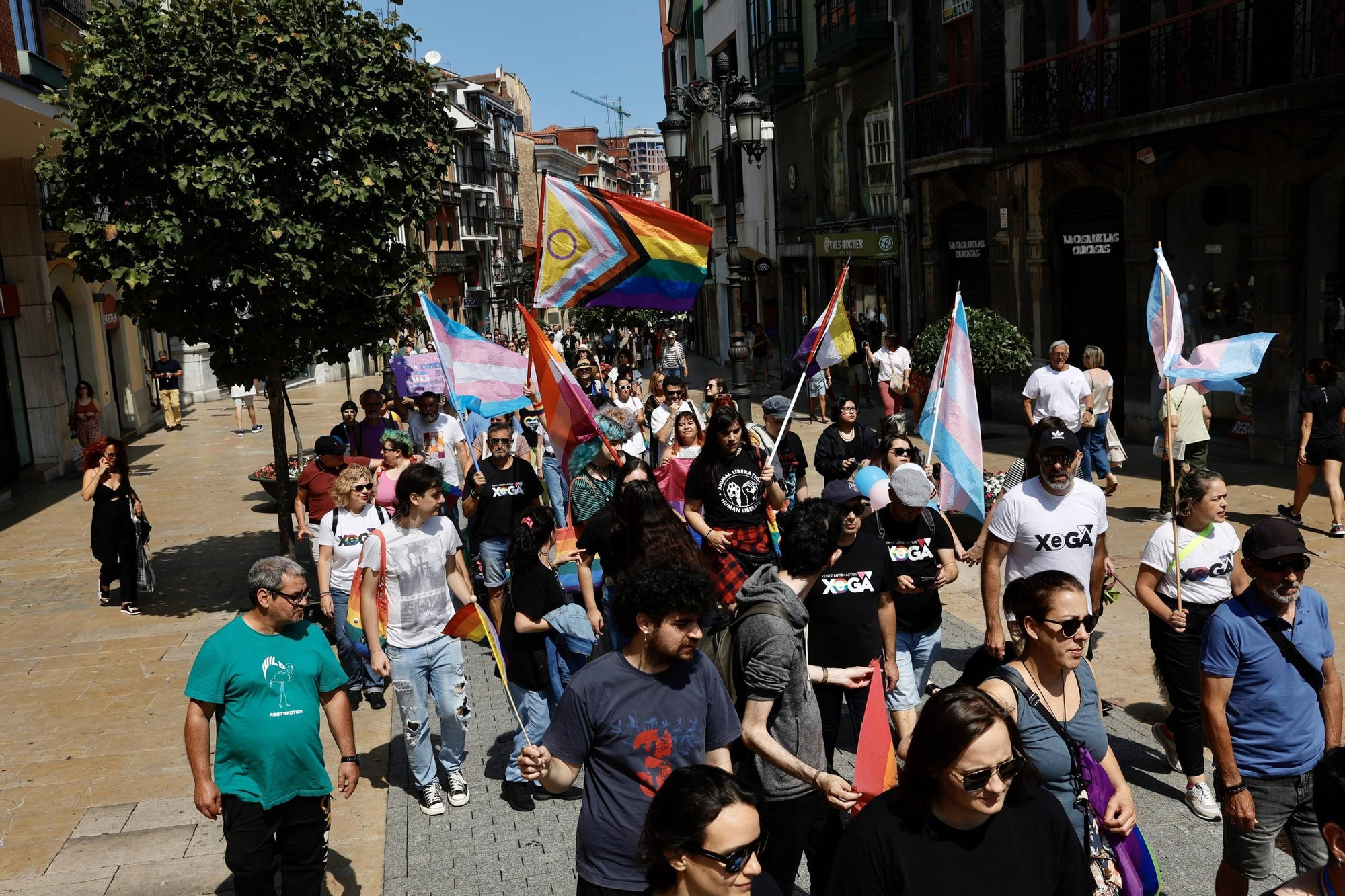 EN IMÁGENES: la Marcha del Orgullo LGTB por Avilés
