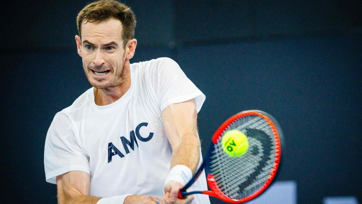 Murray, durante un entrenamiento en Brisbane