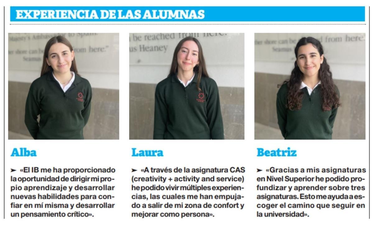 Testimonio de alumnas de IB.