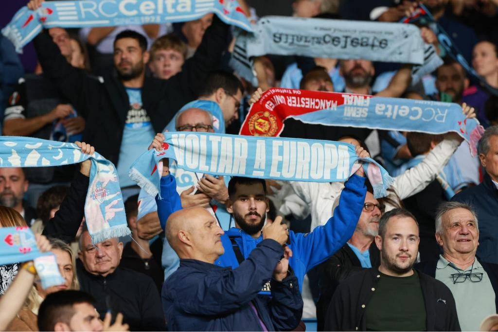 Las imágenes del Celta-PAOK