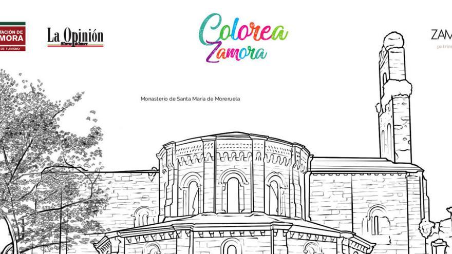 Colorea Zamora: Monasterio de Moreruela