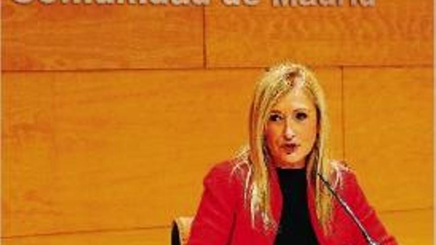 La presidenta de la Comunitat de Madrid, Cristina Cifuentes.