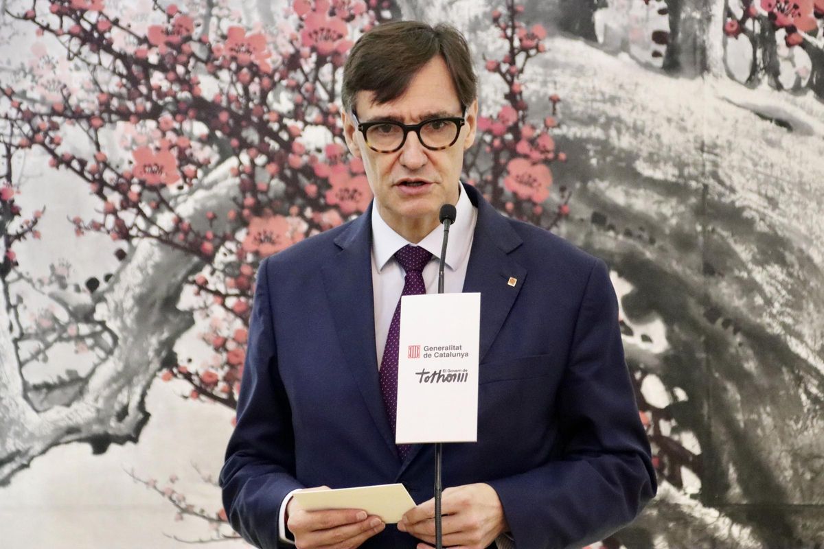 El president de la Generalitat, Salvador Illa, durante su viaje oficial a China.