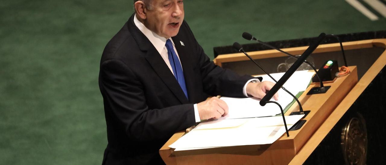 Benjamin Netanyahu, primer ministro de Israel