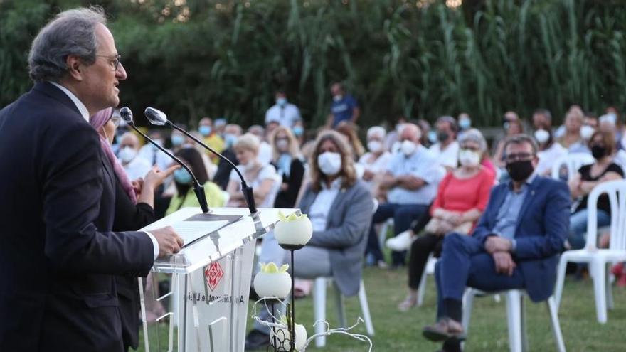 Torra durante un acto en Lleida el pasado domingo.