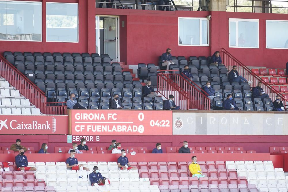 El Girona - Fuenlabrada en imatges