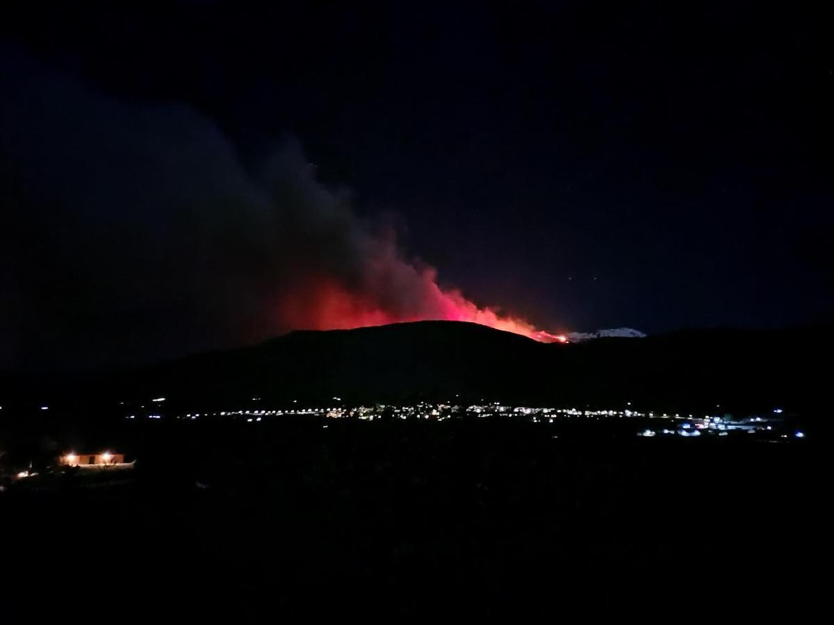 El incendio en Losar de la Vera.