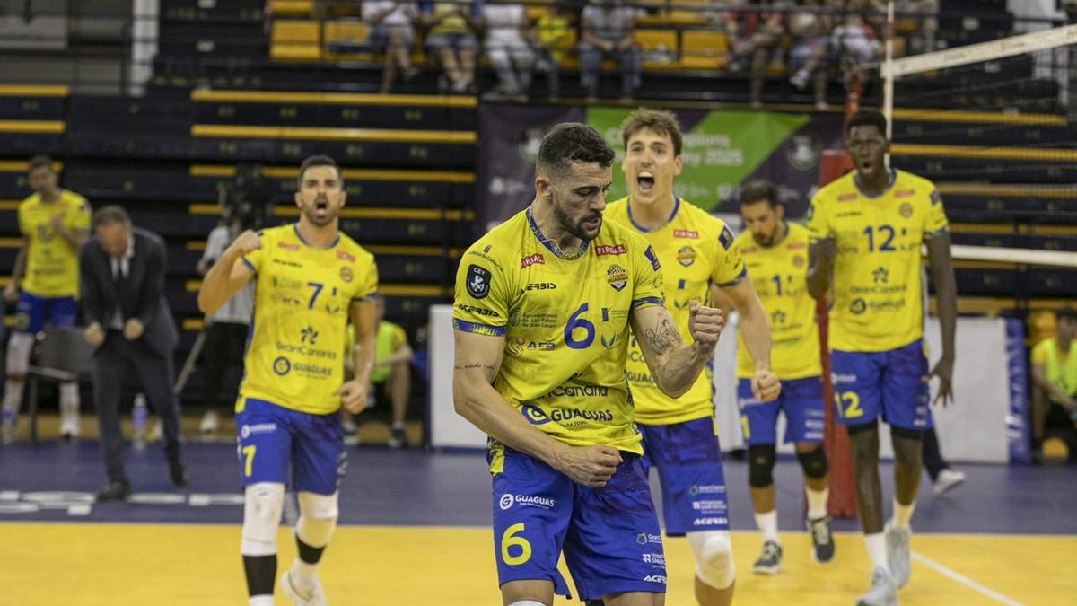 El CV Guaguas listo para defender su título en la Copa Ibérica 2024.