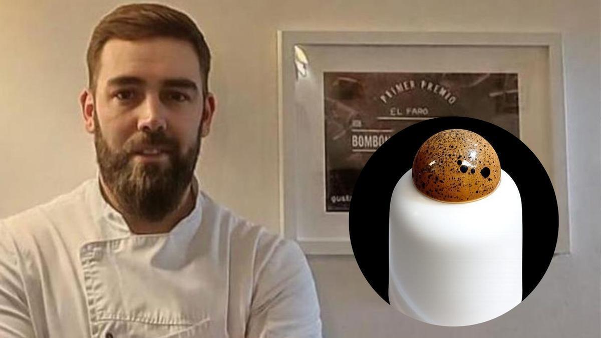 Daniel Vior, elaborador del mejor bombón artesano de Asturias desde un restaurante de pueblo: "Quiero reconvertirlo en un plato e incluirlo en la carta"