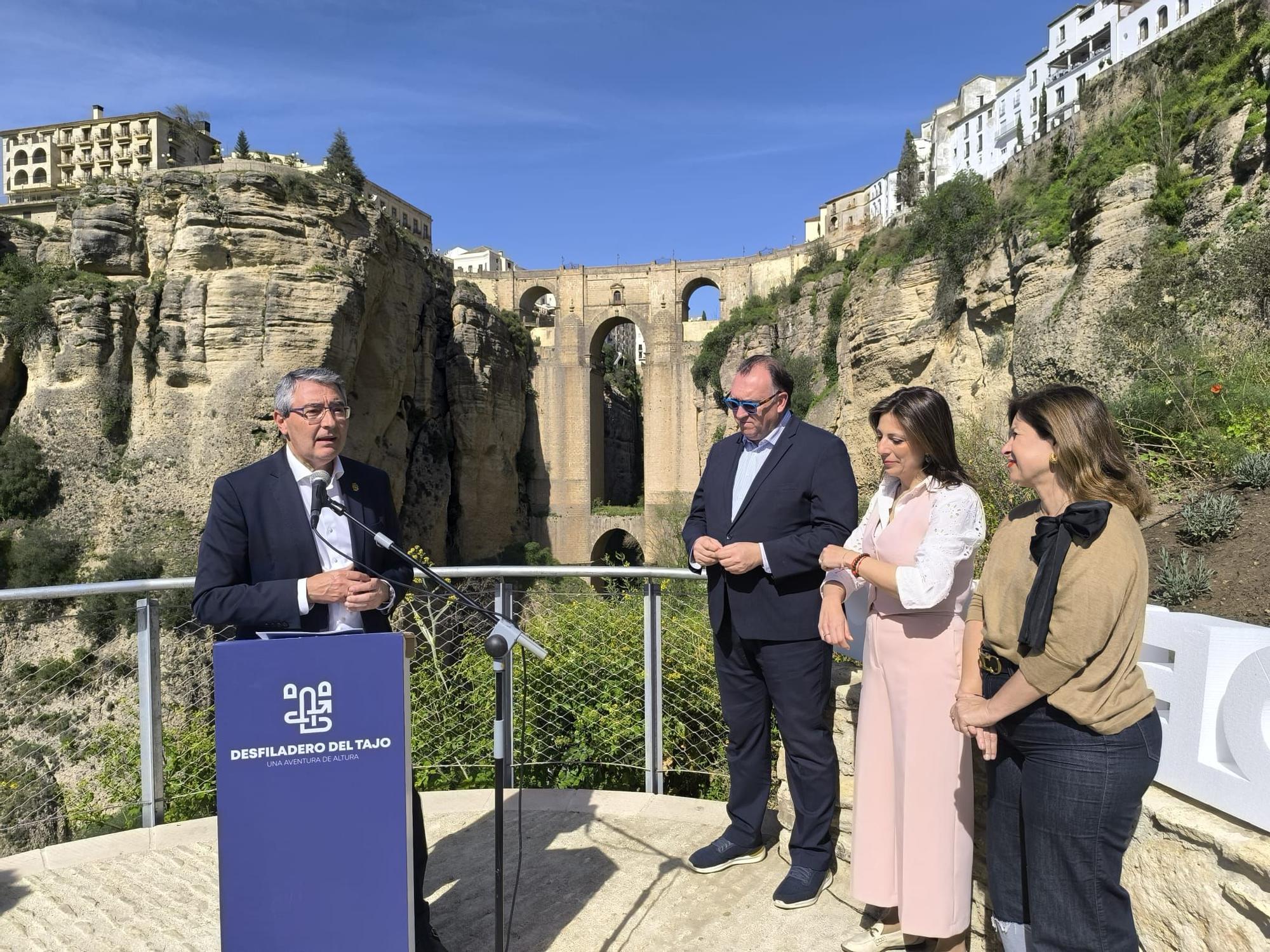 Inauguración de la primera fase del Camino del Desfiladero de Ronda.