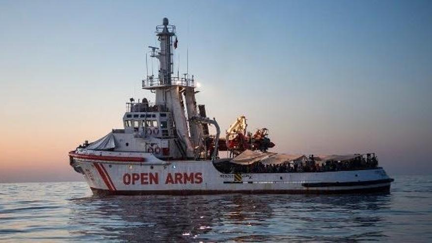 El barco de la ONG Proactiva Open Arms.