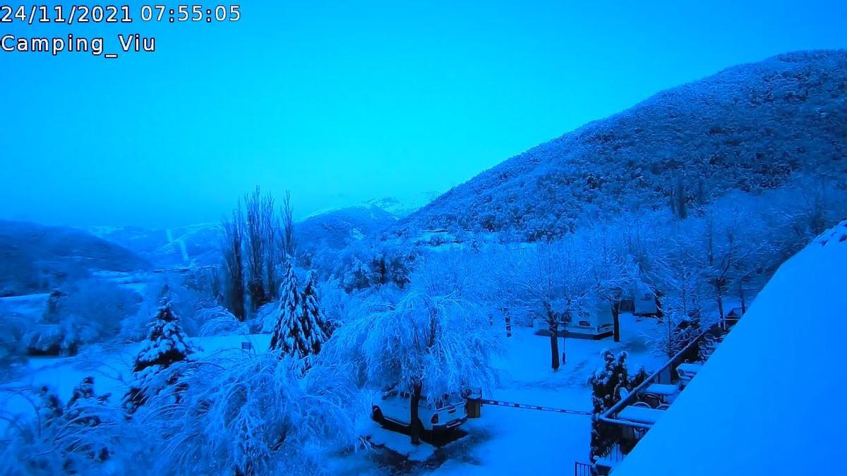 Camping del Valle de Ordesa, en el Pirineo