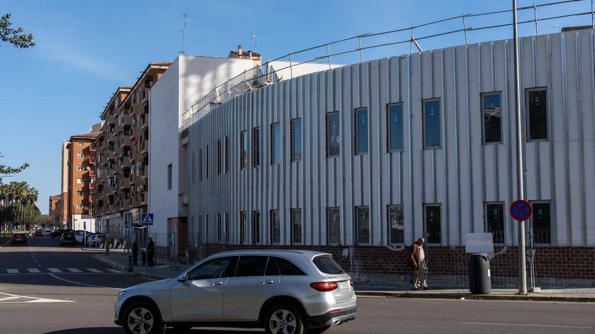 Estado en el que se encuentran las obras de la nueva residencia de apoyo a las personas con autismo de Badajoz.