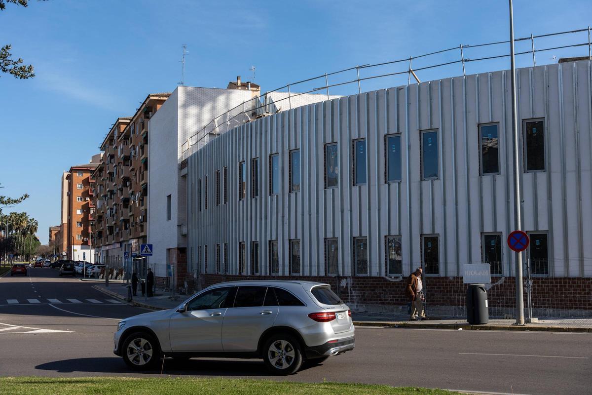 Estado en el que se encuentran las obras de la nueva residencia de apoyo a las personas con autismo de Badajoz.