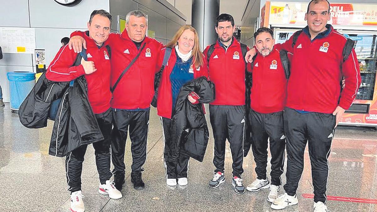 Cuerpo técnico de la selección balear sub-16 masculina de fútbol sala