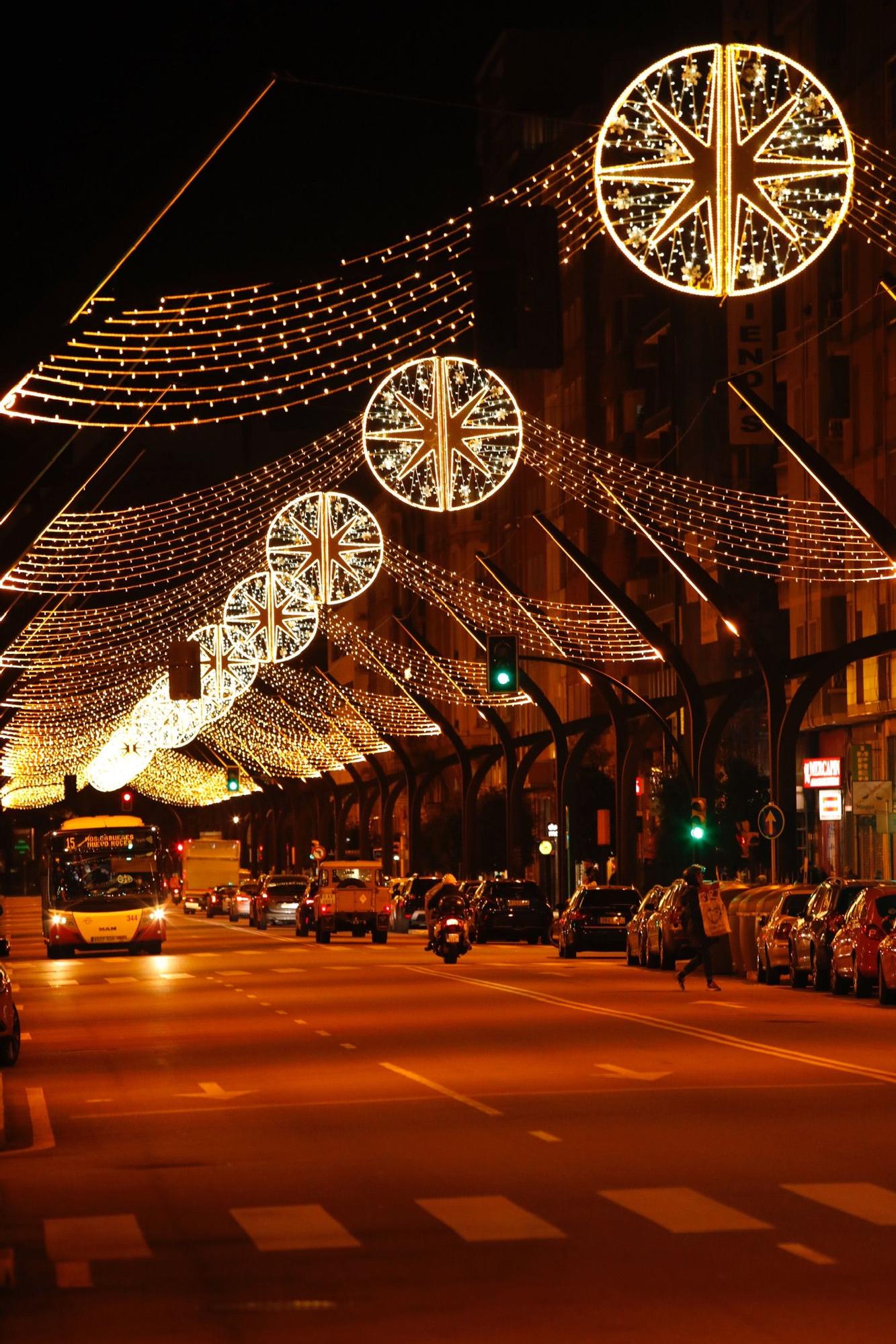 Luces de Navidad en Gijón