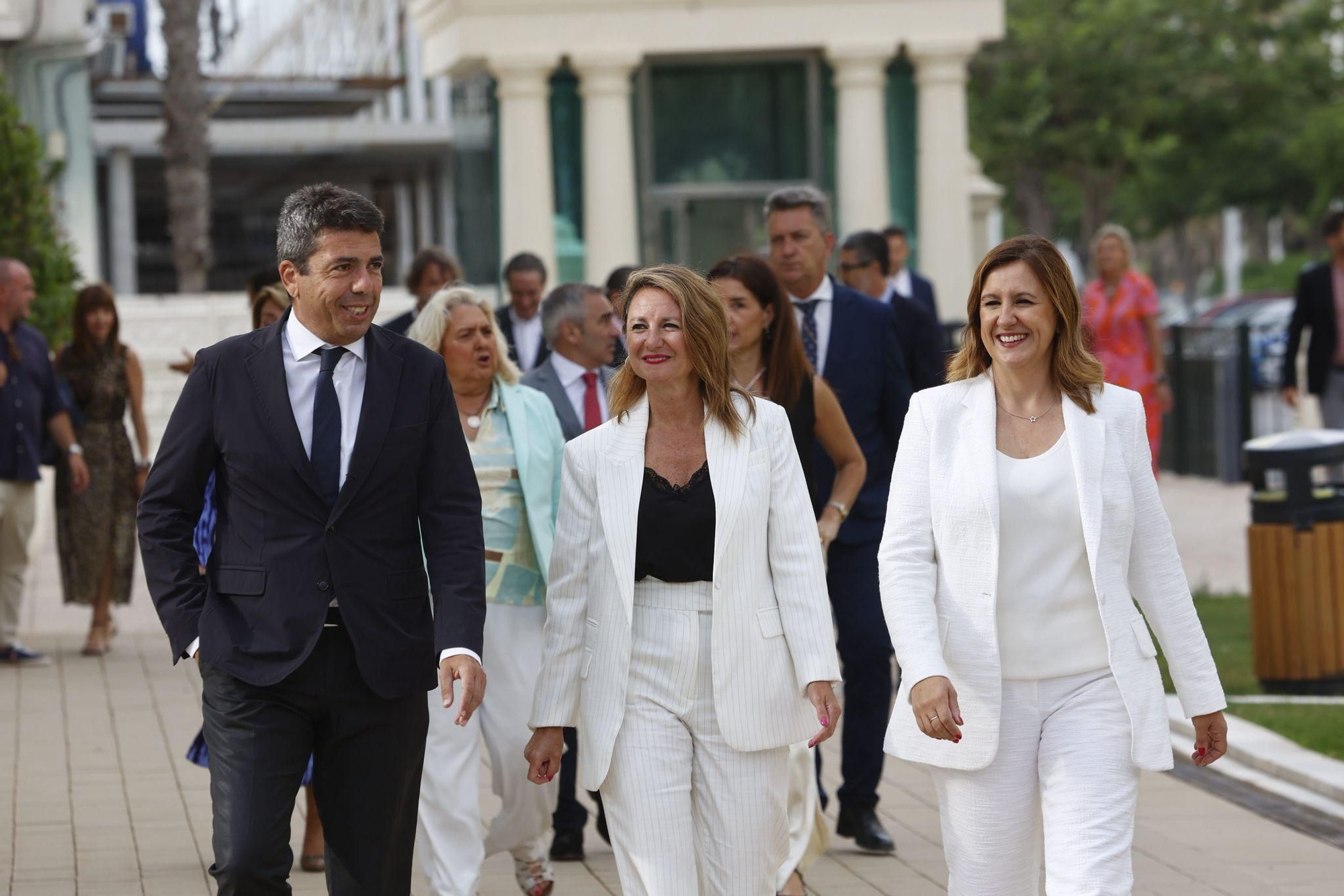 La puesta en escena de la intervención de Begoña Carrasco en el Fórum Europa