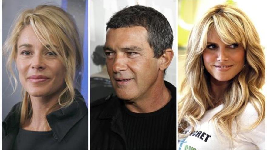 Belén Rueda, Antonio Banderas y Heidi Klum eligieron la nieve.