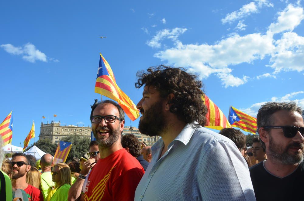 Mallorquines en la Diada de Barcelona