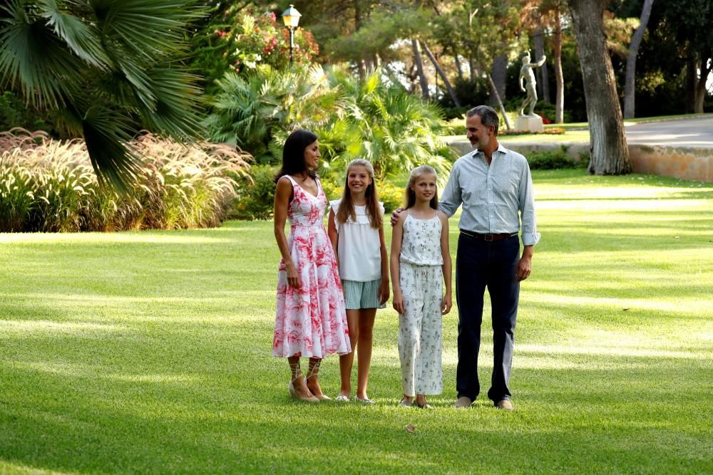 Familienfoto der spanischen Könige auf Mallorca