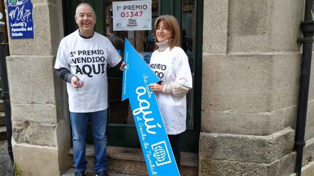 El primer premio aterriza en Ourense por primera vez en la historia.