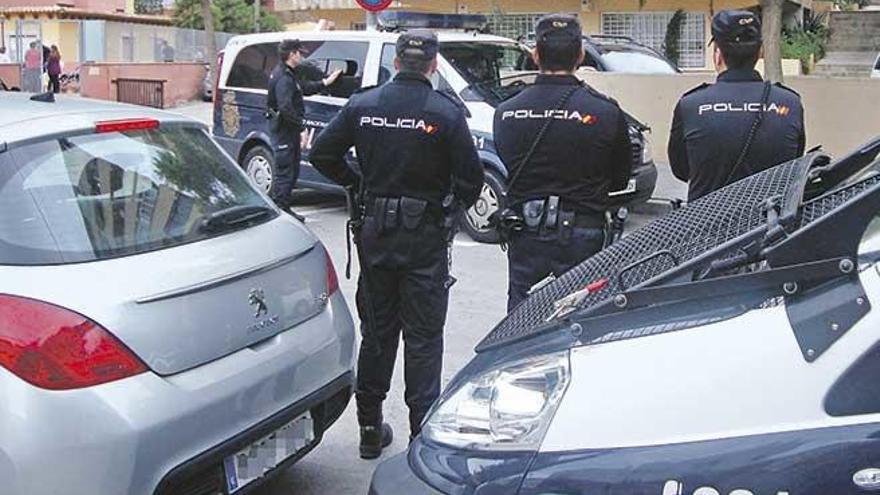 Agentes de la Policía Nacional de Palma arrestaron al presunto autor de los malos tratos.