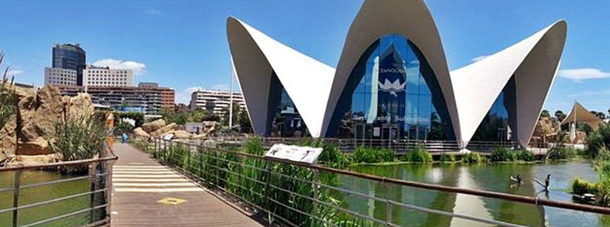 Instalaciones del mayor acuario de Europa en Valencia