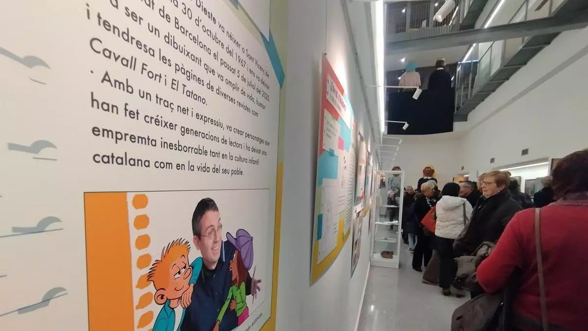 Sant Vicenç fa visible l’empremta del desaparegut il·lustrador Jordi Viladoms